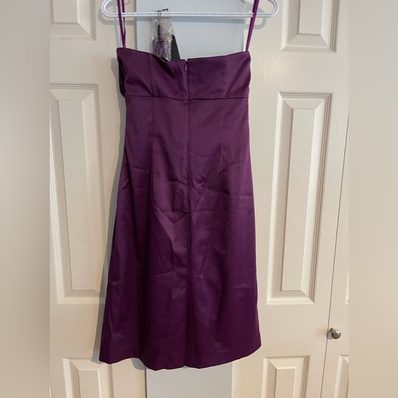 Purple strapless or straps dress - Picture 5 of 10